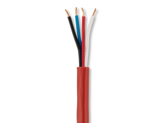 כבל גילוי אש פנימי אדום WESTERN WIRE 4x1.0 PVC