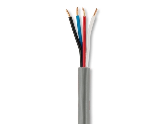 כבל פיקוד פנימי אפור WESTERN WIRE 4x0.8 PVC