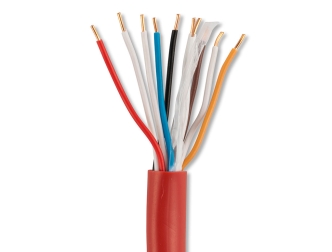 כבל גילוי אש פנימי אדום WESTERN WIRE 5x2x0.8 PVC