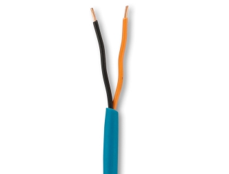 כבל פיקוד פנימי כחול WESTERN WIRE 2x1.0 PVC